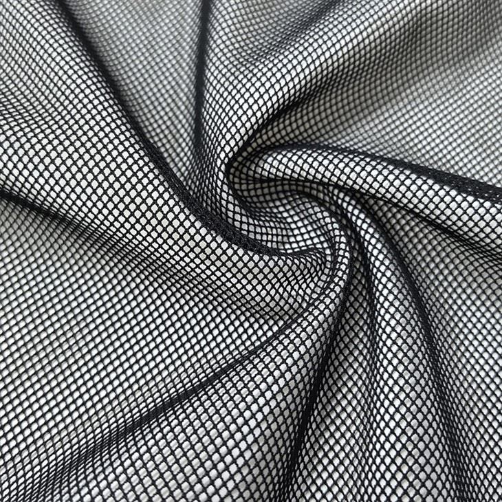 Polyester Spandex Diamond Mesh Fabric