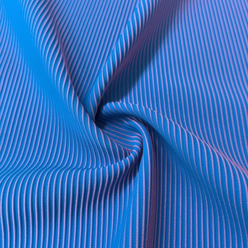 Blue Stair Step Fabric factory