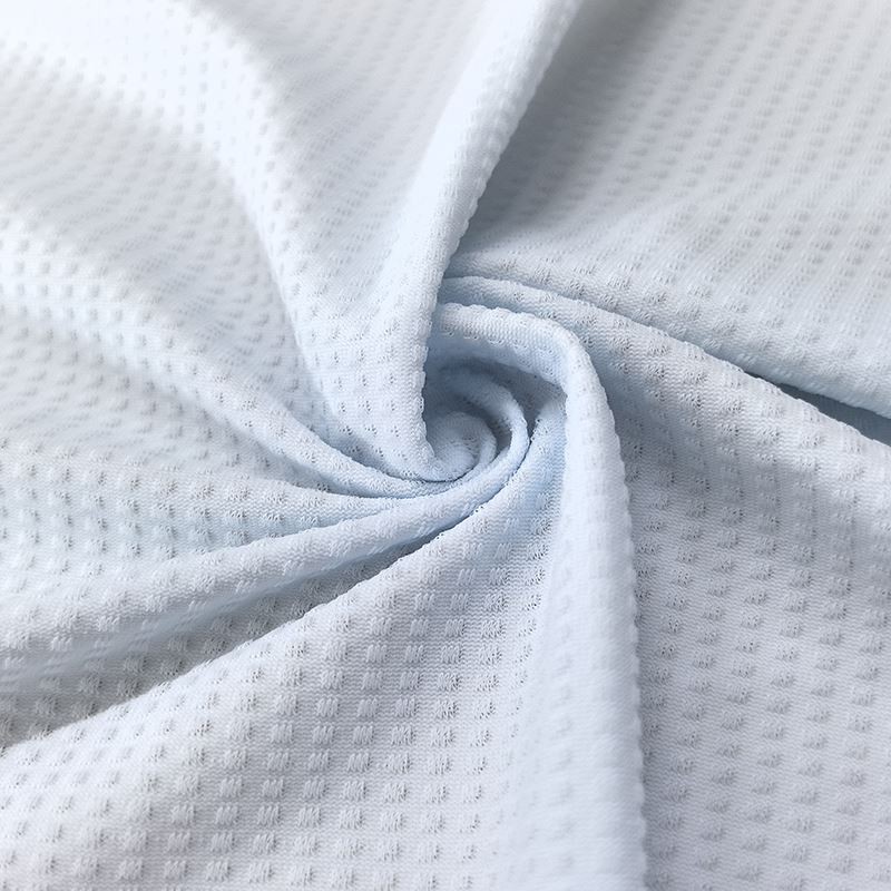 Cloud Grid Textured Fabric