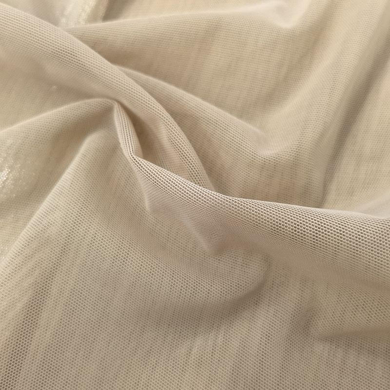 High-Stretch 4-Way Polyester Spandex Brick Mesh Fabric high quality