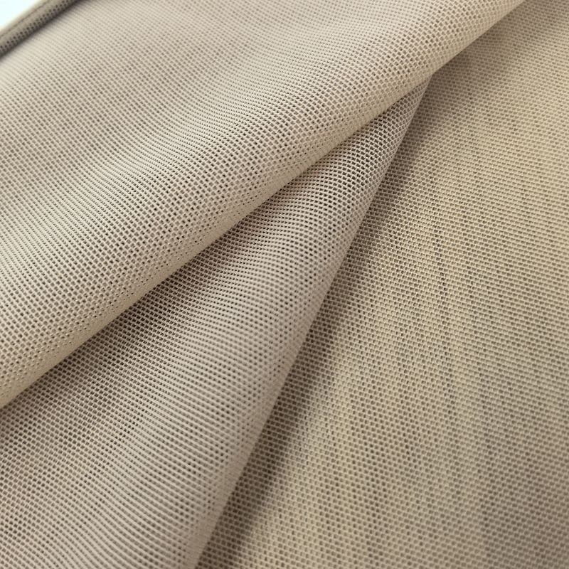 High-Stretch 4-Way Polyester Spandex Brick Mesh Fabric factory