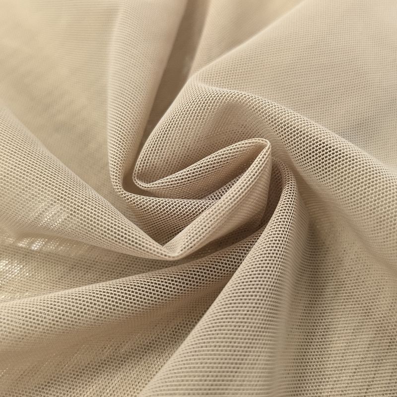 High-Stretch 4-Way Polyester Spandex Brick Mesh Fabric