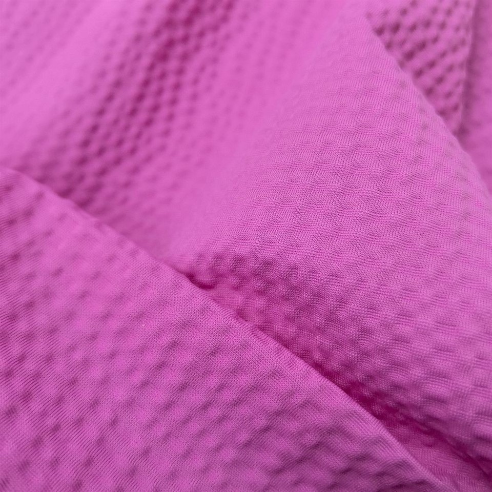 Matte Nylon Spandex 3D Seersucker Crepe Fabric suppliers