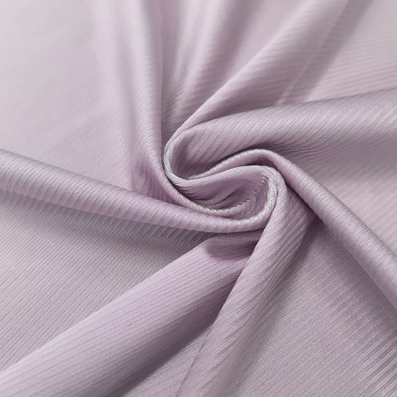 Nylon Knitted Stripe Effect Fabric