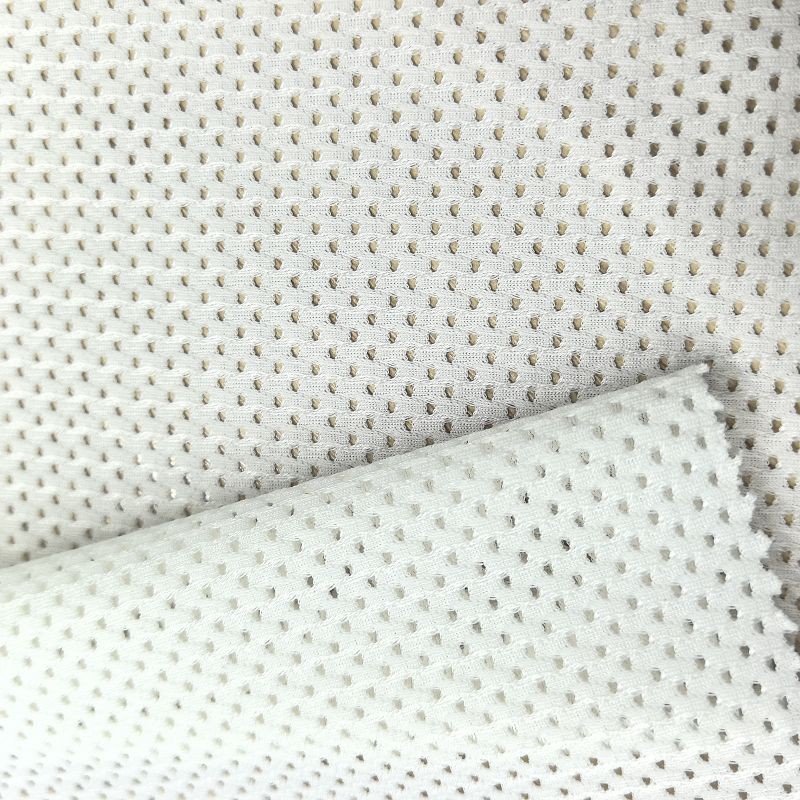 Nylon Spandex 2-Guide-Bar Elastic I-Pattern Mesh Fabric high quality