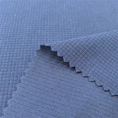 Polyester Check Terry Fabric
