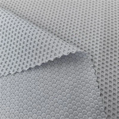 Polyester Semi-dull Bubble Grid Fabric