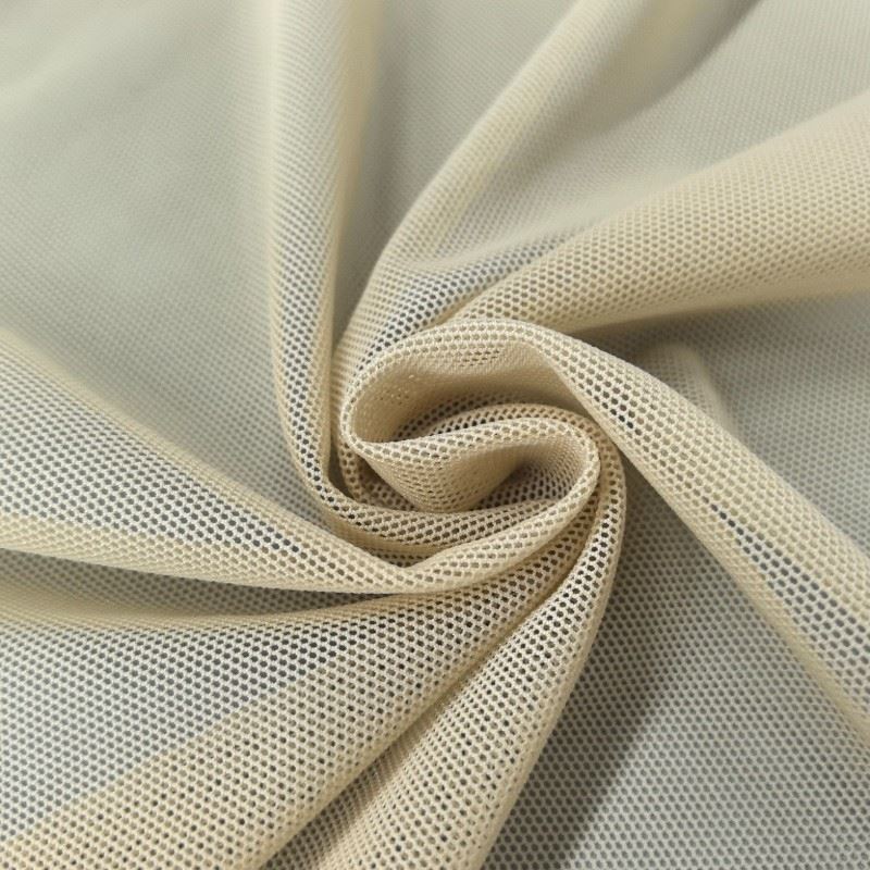 Stretchable & Durable Nylon-Spandex Brick Mesh Fabric