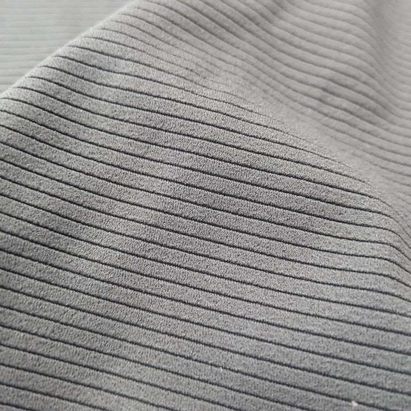 Warp-knitted DTY Staircase Stripe Fabric high quality